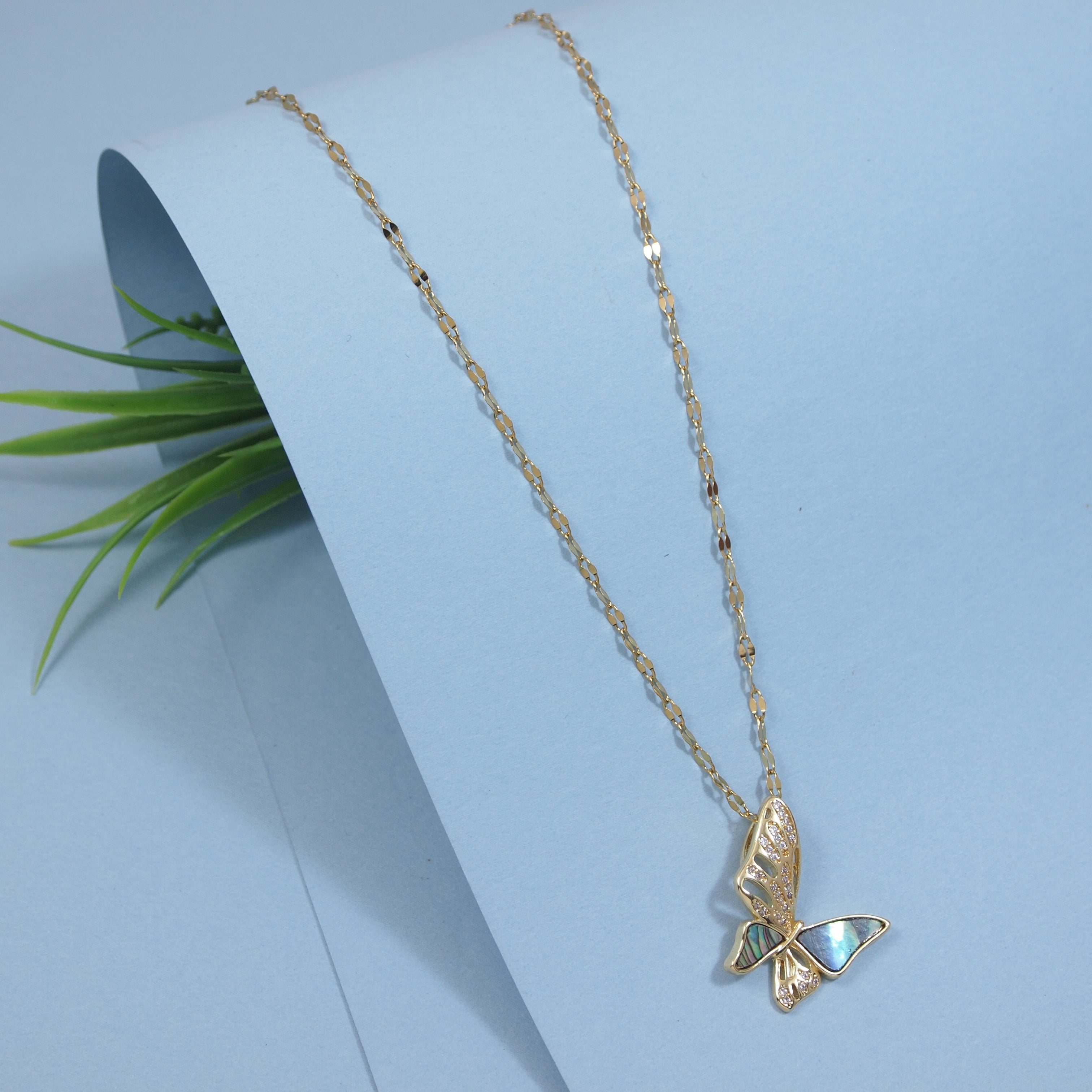 Butterfly Pendant Necklace